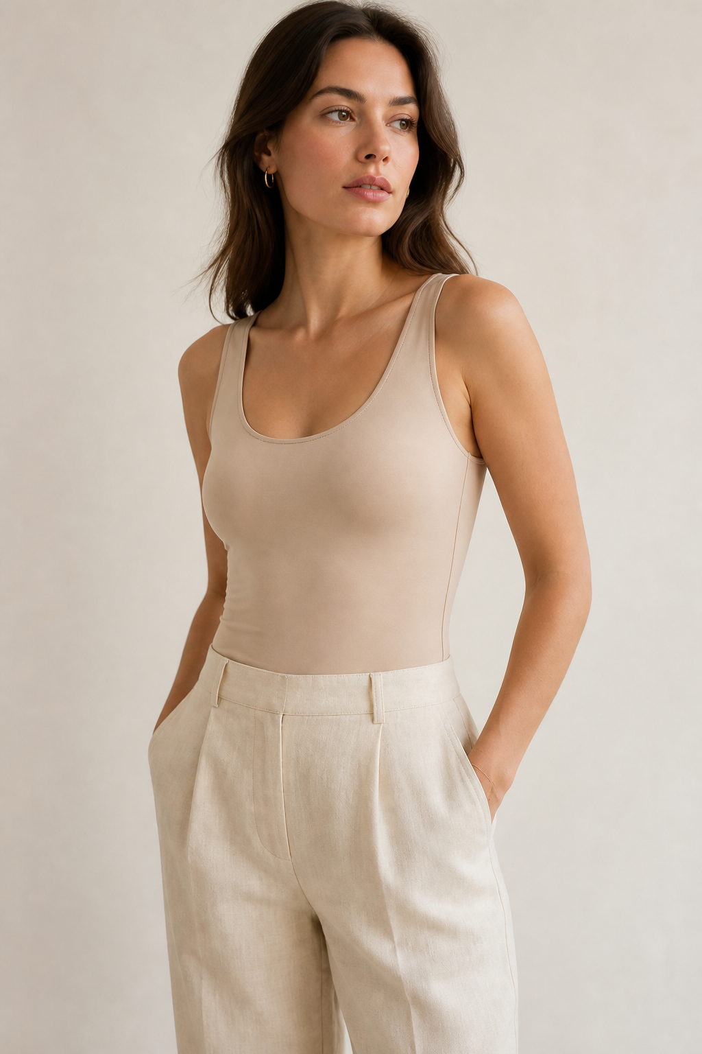 Top NUTEE porté - Nude